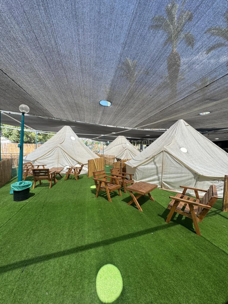 מתחם אוהלים חדש