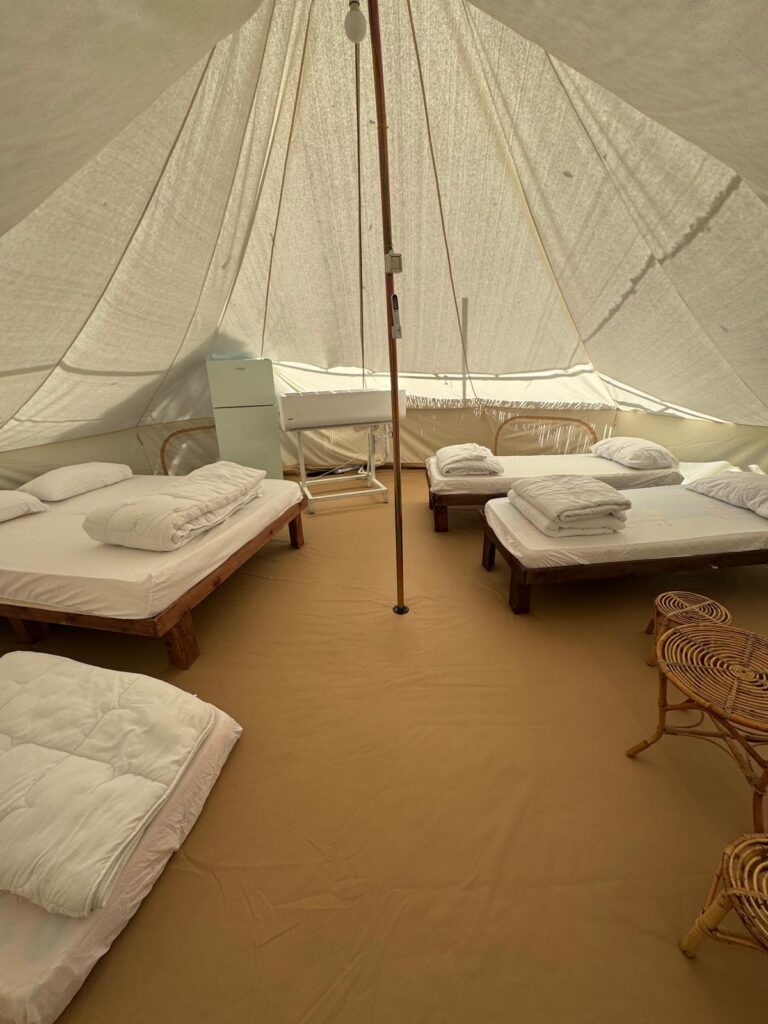 מתחם אוהלים חדש